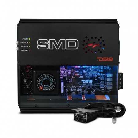 DS18 SMD-200.4AB, 4-kanaligt slutsteg - Steve Meade Designs i gruppen Billjud / Slutsteg / Slutsteg med 20mm2 ingång hos Winn Scandinavia AB (803SMD2004AB)