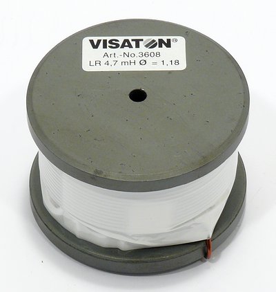 Visaton ferritspole LR 10 mH / 56mm i gruppen Billjud / Bilhögtalare / Midbasar / Mellanregister / 6.5 tums midbas hos Winn Scandinavia AB (8303613)