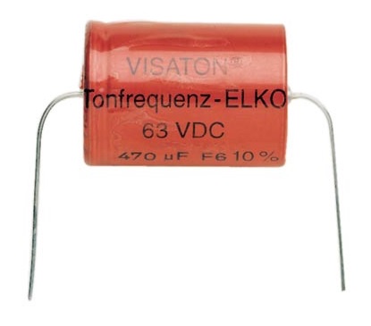 Visaton Kondensator 150UF/63VAC i gruppen Hemmaljud / Tillbehör / Komponenter hos Winn Scandinavia AB (8305390)