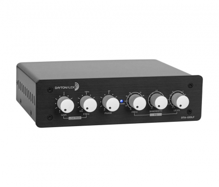 Dayton Audio DTA-100LF, förstärkare med lågpassfilter & EQ i gruppen Hemmaljud / Kablar / Högtalarkabel hos Winn Scandinavia AB (860DTA100LF)