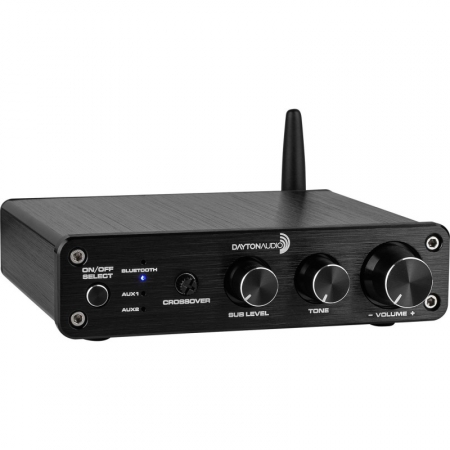 Dayton Audio DTA-2.1BT2 klass D 2.1-förstärkare med Bluetooth i gruppen Hemmaljud / Förstärkare / Stereoförstärkare hos Winn Scandinavia AB (860DTA21BT2)