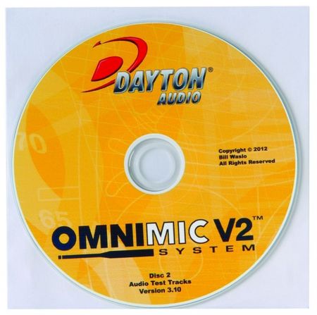 Dayton Audio OMCD Version 3 Test Track CD i gruppen Hemmaljud / Tillbehör / Mät- & kalibreringsutrustning hos Winn Scandinavia AB (860OMCD)