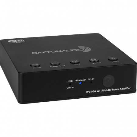 Dayton Audio WB40A förstärkare med Wifi & Bluetooth i gruppen Hemmaljud / Förstärkare / Multiroom & Högtalarväxel hos Winn Scandinavia AB (860WB40A)