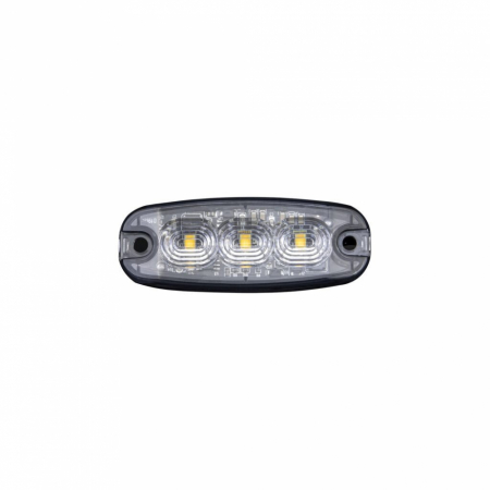 Strands Blixtljus 3 LED, klar lins i gruppen Billjud / LED-Belysning / LED-lampor / Blixtljus hos Winn Scandinavia AB (871850201HPA)