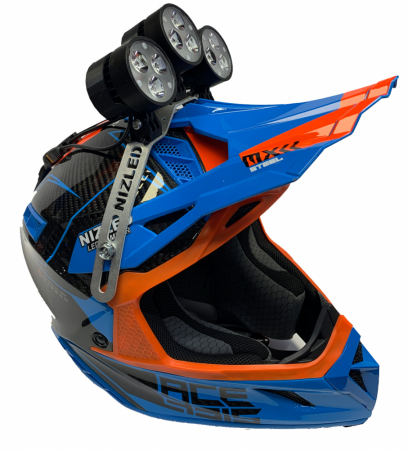 NIZLED LED-hjälmkit varmvit, 3XE305k (210gram/90w) hojdrivning ink hojkabel i gruppen Billjud / LED-Belysning / Enduro / Hjälmkit hos Winn Scandinavia AB (871HJALMK5KHOJRL)