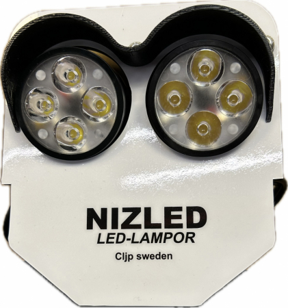 Dubbelljus 80w Husqvarna 2/4-takt 2024-, vit dekal, varmvit, 2xE405K NIZLED i gruppen Billjud / LED-Belysning / Enduro / Vad passar min hoj / Husqvarna / 2024- / 2-takt hos Winn Scandinavia AB (871HUSA24E40F2T5K)