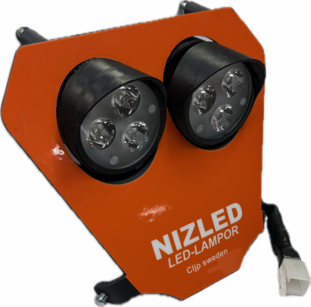 Dubbelkåpa 60w KTM 2020-2023, orange, kallvit 2xE30 NIZLED i gruppen Billjud / LED-Belysning / Enduro / Vad passar min hoj / KTM / 2020-2023 hos Winn Scandinavia AB (871KTM20E30F)