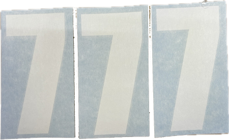 Nizled siffer dekal vit 7 10x5cm i gruppen Billjud / LED-Belysning / Enduro / Tillbehör hos Winn Scandinavia AB (871SIFFRA7V)