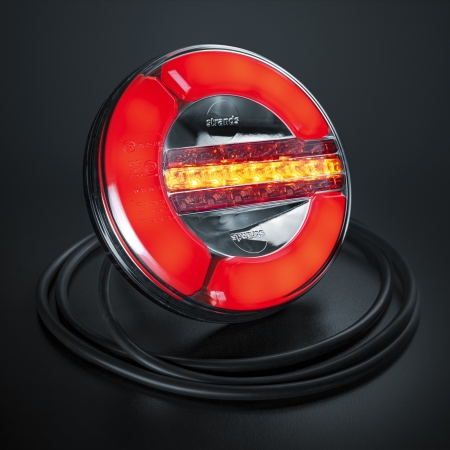 Strands Baklampa LED 3 Kammare 12-24V,142Mm Diameter Pos/Back/Dimm i gruppen Billjud / LED-Belysning / LED-lampor / Bakljus hos Winn Scandinavia AB (872800154)