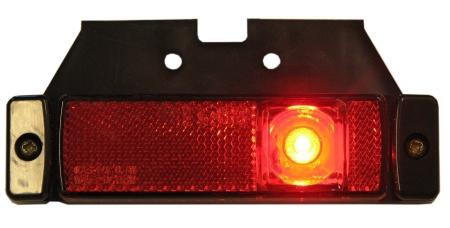 Strands Positionsljus LED Röd 12-24V,Med Fäste. E-Märkt. i gruppen Billjud / LED-Belysning / LED-lampor / Positionsljus hos Winn Scandinavia AB (872800181)
