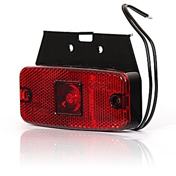 Strands Positions LED 111X50Mm Röd.12-24V,12-24V E-Märkt i gruppen Billjud / LED-Belysning / LED-lampor / Positionsljus hos Winn Scandinavia AB (872800186)