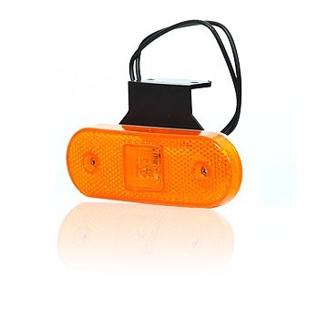 Strands Sido.M Orange 12-24V Med Fäste,Och Reflex. E-Märkt. LED i gruppen Billjud / LED-Belysning / LED-lampor / Extraljus hos Winn Scandinavia AB (872800196)