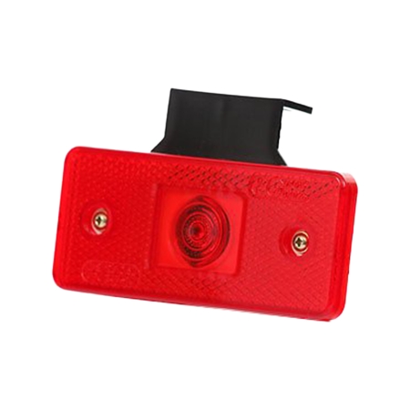 Strands Pos. Ljus Röd 12-24V Med Fäste,Och Reflex. LED i gruppen Billjud / LED-Belysning / Monteringstillbehör / Reflexer hos Winn Scandinavia AB (872800198)