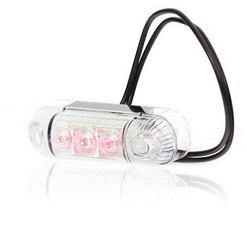 Strands Pos.Ljus 3 LED Röd,12-24V E-Märkt i gruppen Billjud / LED-Belysning / LED-lampor / Positionsljus hos Winn Scandinavia AB (872800285)