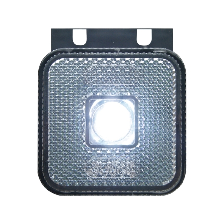 Strands Positionsljus Vit LED 12-24V,Inkl. Vinkelfäste E-Märkt i gruppen Nyheter hos Winn Scandinavia AB (872800287)