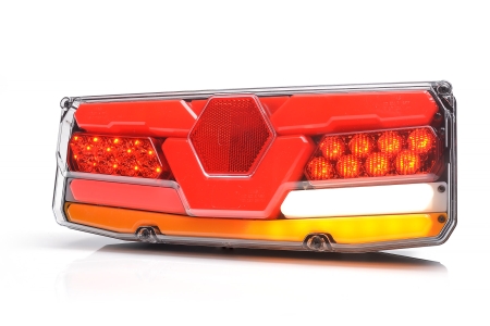 Strands Baklampa Vänster Bil,12-24V Dc, 5 Funk. Ip56. E-Godkänd i gruppen Billjud / LED-Belysning / LED-lampor / Bakljus hos Winn Scandinavia AB (87280031402)