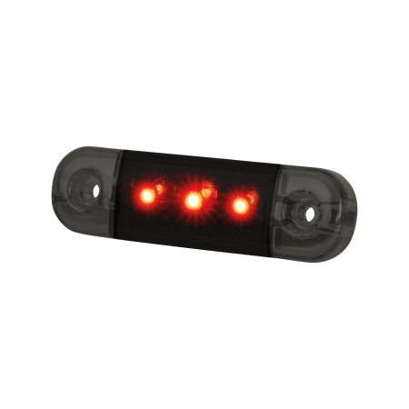 Strands Dark Knight Slim Positionsljus 3 LED,Röda LED, Klart Glas i gruppen Nyheter hos Winn Scandinavia AB (872800331)