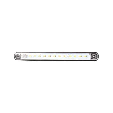 Strands Interiörbelysning Vit 237Mm Med Rörelsesensor, 12V i gruppen Billjud / LED-Belysning / LED-lampor / Interiörbelysning hos Winn Scandinavia AB (87280033812)
