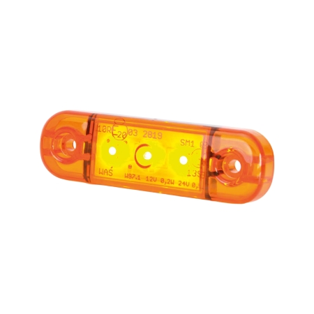 Strands Sidomarkering Slim Orange 3 LED,9-36V IP68. E-Märkt. i gruppen Nyheter hos Winn Scandinavia AB (872800340)