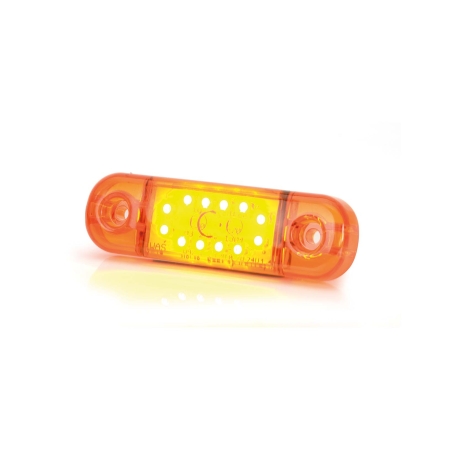 Strands Sidomarkering Slim 12 LED,9-36V IP68. E-Märkt. i gruppen Billjud / LED-Belysning / LED-lampor / Extraljus hos Winn Scandinavia AB (872800343)