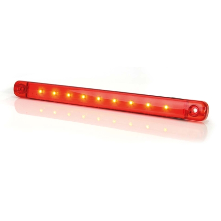 Strands Positionsljus Röd Slim 9 LED,9-36V IP68. E-Märkt. i gruppen Billjud / LED-Belysning / LED-lampor / Positionsljus hos Winn Scandinavia AB (872800347)