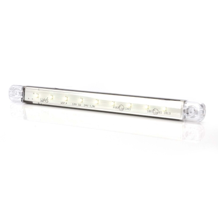Strands Positionsljus Vit Slim 9 LED,9-36V IP68. E-Märkt. i gruppen Billjud / LED-Belysning / LED-lampor / Positionsljus hos Winn Scandinavia AB (872800348)