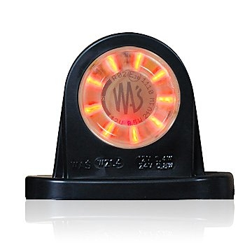 Strands Gummiarm Röd/Vit LED 12-24V,Klarglas Fram/Bak, E-Märkt. i gruppen Billjud / LED-Belysning / LED-lampor / Positionsljus hos Winn Scandinavia AB (872800370N)