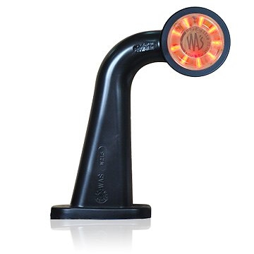 Strands Gummiarm Vit/Röd LED Vänster,Klarglas. E-Märkt 12-24V i gruppen Billjud / LED-Belysning / LED-lampor / Extraljus hos Winn Scandinavia AB (872800372VN)