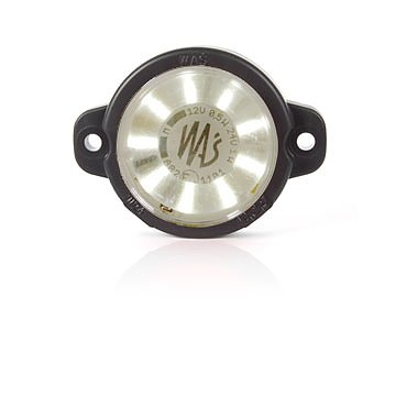 Strands Positionsljus Vit Rund,Klarglas. 12-24V i gruppen Billjud / LED-Belysning / LED-lampor / Positionsljus hos Winn Scandinavia AB (872800375N)