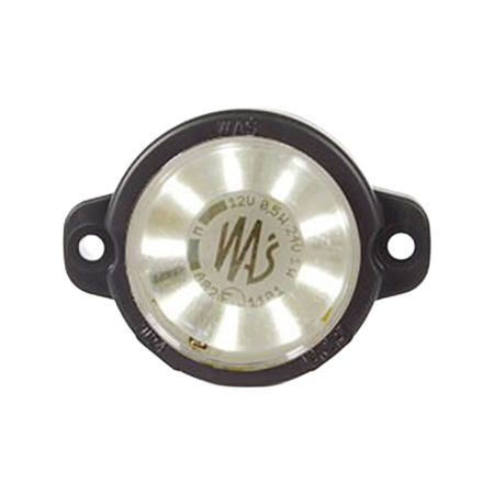 Strands Positionsljus Vit Rund,Klarglas. 12-24V i gruppen Nyheter hos Winn Scandinavia AB (872800375N)