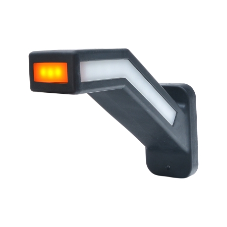 Strands Gummiarm Lång Höger - Dyn. Blink,12-24V Dc, IP66/68, E-Godkänd i gruppen Nyheter hos Winn Scandinavia AB (872800384)