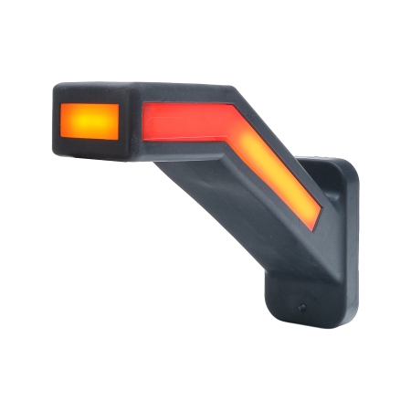 Strands Gummiarm Lång Vänster - Dyn. Blink,12-24V Dc, IP66/68, E-Godkänd i gruppen Nyheter hos Winn Scandinavia AB (872800385)