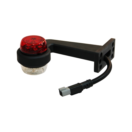 Strands Komplett Höger Gummiarm med positionsljus, vit och röd i gruppen Nyheter hos Winn Scandinavia AB (872800420H)