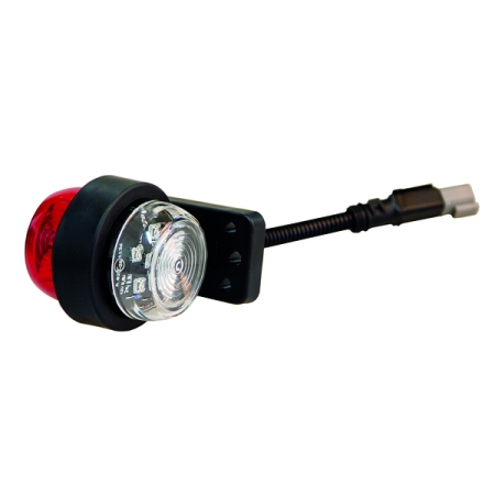 Strands Komplett Kort Gummiarm med positionsljus, vit och röd i gruppen Billjud / LED-Belysning / LED-lampor / Positionsljus hos Winn Scandinavia AB (872800423)