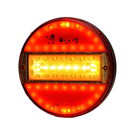 Strands Rund LED 5 Kammare 12-24V,142Mm Dia Färgad Lins i gruppen Nyheter hos Winn Scandinavia AB (872800742)