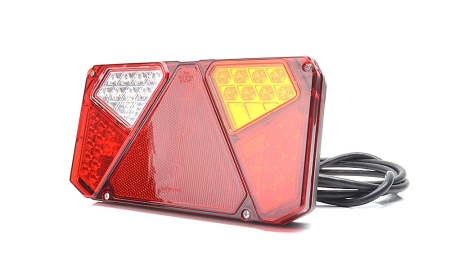 Strands Baklampa 5 Kammare LED Höger,12-24V DC Bak, Broms, Back, Dim, Blink i gruppen Billjud / LED-Belysning / LED-lampor / Bakljus hos Winn Scandinavia AB (872800916)
