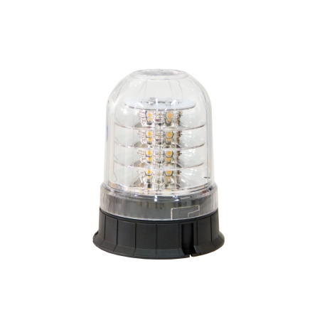 Strands Roterande Varningsljus LED 140Mm Planmontage/Klar Lins i gruppen Billjud / LED-Belysning / LED-lampor / Varningsljus hos Winn Scandinavia AB (872809056C)
