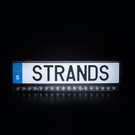Strands NUUK E-Line Nummerskylts LED-ramp i gruppen Billjud / LED-Belysning / LED-ramp hos Winn Scandinavia AB (872809135)