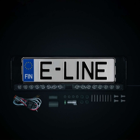 Strands NUUK E-Line Duo Nummerskylts DK LEDramp i gruppen Billjud / LED-Belysning / LED-ramp hos Winn Scandinavia AB (872809139)