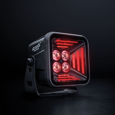 Strands Dark Knight Fortex Arbetsljus 38W Röd i gruppen Billjud / LED-Belysning / LED-lampor / Arbetsbelysning hos Winn Scandinavia AB (872809255)