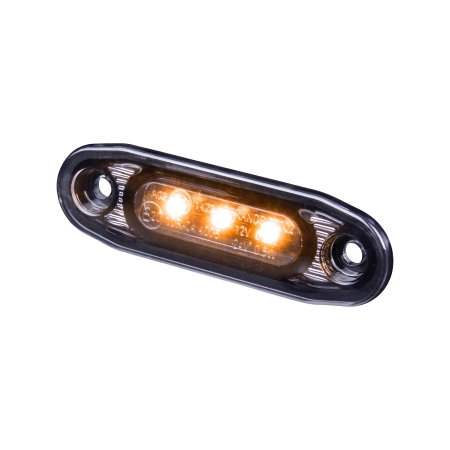 Strands Dark Knight Ultra Slim Sidomarkering Orange LED i gruppen Nyheter hos Winn Scandinavia AB (872810027)