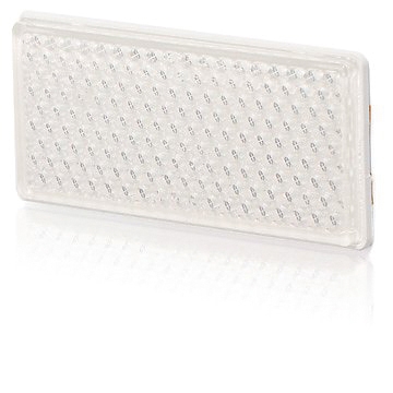 Strands Reflex Vit 105X51Mm Självhäft.,Med Dubbelhäftande Tejp i gruppen Billjud / LED-Belysning / Monteringstillbehör / Reflexer hos Winn Scandinavia AB (872810639)