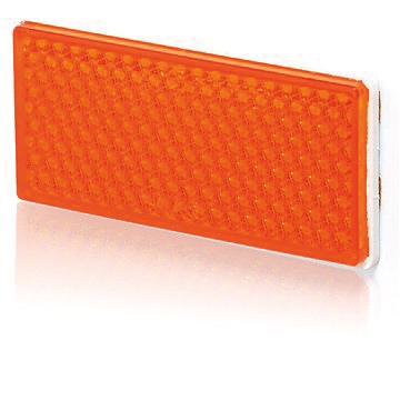 Strands Reflex Orange 105X51Mm Självh. 4-Pack,Med Dubbelhäftande Tejp. i gruppen Billjud / LED-Belysning / Monteringstillbehör / Reflexer hos Winn Scandinavia AB (8728106414)