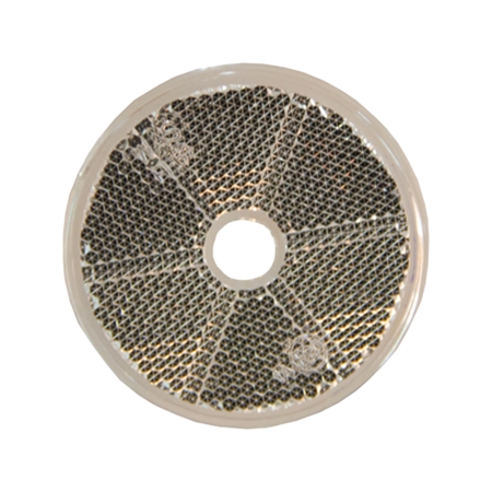 Strands Reflex Vit Rund 60Mm Med Hål. 4-Pack,E-Märkt. i gruppen Nyheter hos Winn Scandinavia AB (8728106504)