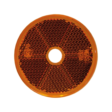 Strands Reflex Orange Rund 60Mm M. Hål 4-Pack,E-Märkt. i gruppen Nyheter hos Winn Scandinavia AB (8728106524)