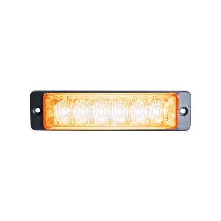 Strands Slim Riktat Blixtljus Orange 6 LED i gruppen Billjud / LED-Belysning / LED-lampor / Blixtljus hos Winn Scandinavia AB (872850180HPA)