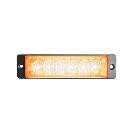 Strands Slim Riktat Blixtljus Orange 6 LED i gruppen Billjud / LED-Belysning / LED-lampor / Blixtljus hos Winn Scandinavia AB (872850180HPA)