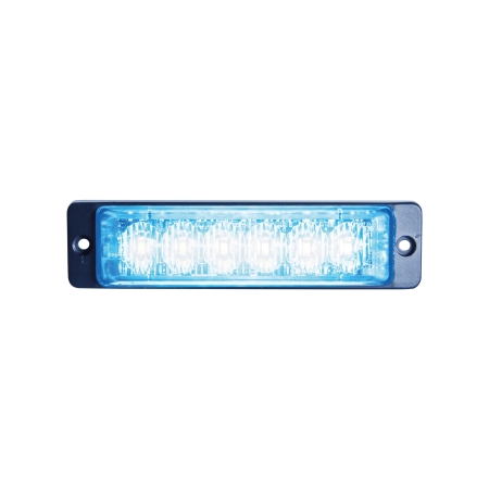 Strands Riktat Blixtljus Blå 6 LED i gruppen Billjud / LED-Belysning / LED-lampor / Blixtljus hos Winn Scandinavia AB (872850180HPB)