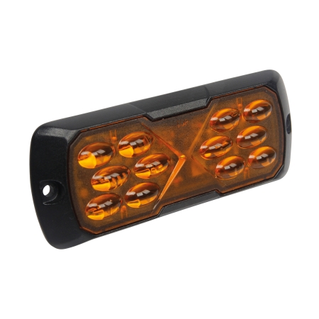 Strands Slim Fisheye Riktat Blixtljus 12 LED i gruppen Billjud / LED-Belysning / LED-lampor / Blixtljus hos Winn Scandinavia AB (872850195HPA)