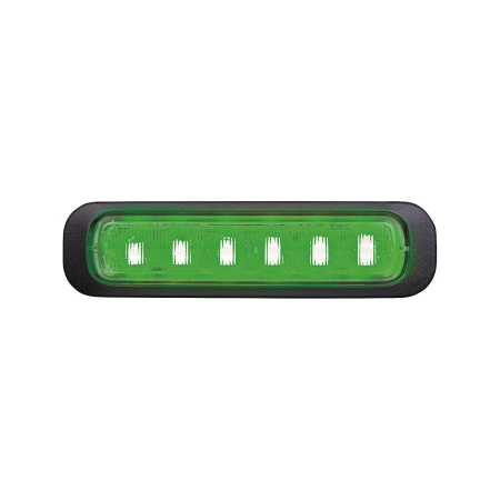 Strands Dark Knight Riktat Blixtljus Green 6 LED i gruppen Nyheter hos Winn Scandinavia AB (872850404G)